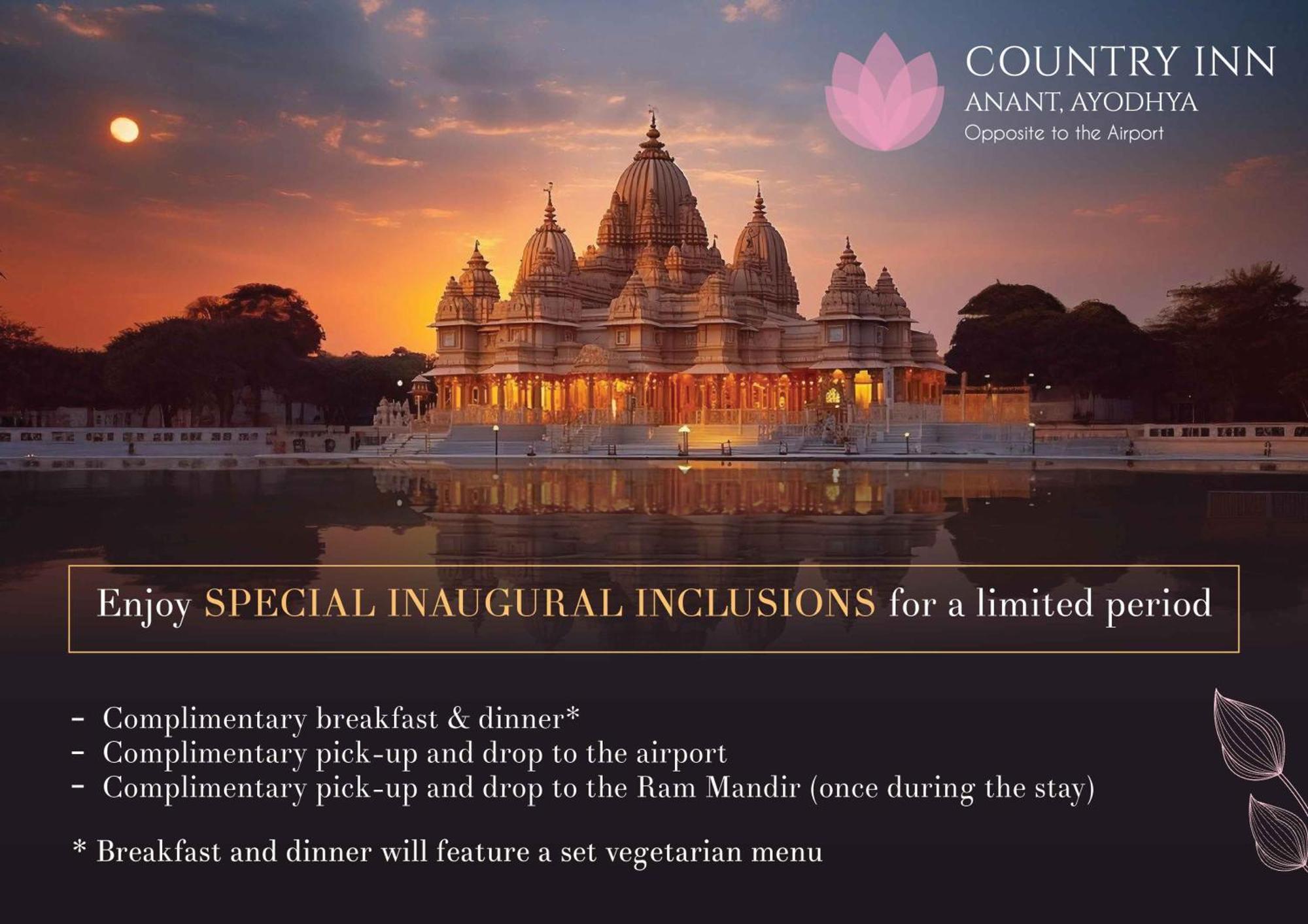 Country Inn Ayodhya - Opposite Airport Kültér fotó